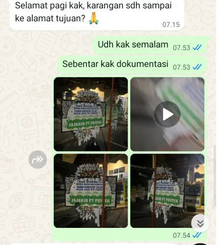 Pengiriman Papan Bunga Selamat Mekarjaya Rawamerta
